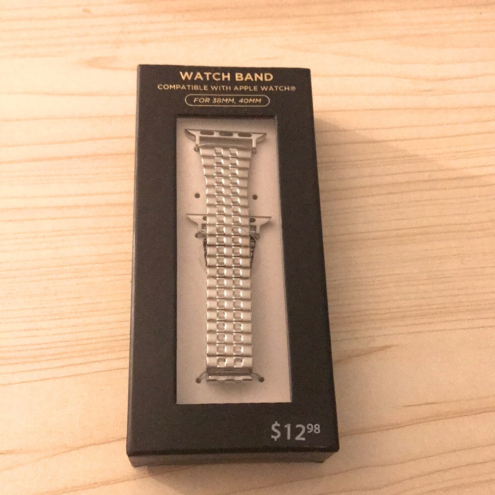 Apple Watch Band 38MM or 40MM Silvertone